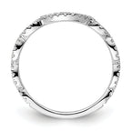 14k White Gold 1/3 carat Lab Grown Diamond VS/SI+ G+ Complete Wedding Band