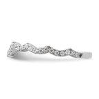 14k White Gold 1/3 carat Lab Grown Diamond VS/SI+ G+ Complete Wedding Band