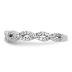 14k White Gold 3/8 carat Lab Grown Diamond VS/SI+ G+ Complete Wedding Band