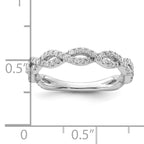 14k White Gold 3/8 carat Lab Grown Diamond VS/SI+ G+ Complete Wedding Band