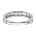 14k White Gold 1/2 carat Lab Grown Diamond VS/SI+ G+ Complete Fashion Band