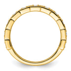 14k 1/2 carat Lab Grown Diamond VS/SI+ G+ Complete Fashion Band