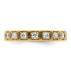 14k 1/2 carat Lab Grown Diamond VS/SI+ G+ Complete Fashion Band