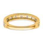14k 1/2 carat Lab Grown Diamond VS/SI+ G+ Complete Fashion Band