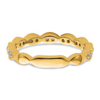 14k 1/4 carat Lab Grown Diamond VS/SI+ G+ Complete Fashion Band