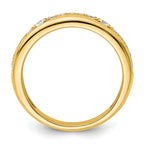 14k 3/8 carat Lab Grown Diamond VS/SI+ G+ Complete Fashion Band