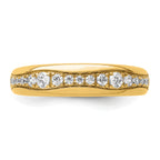 14k 3/8 carat Lab Grown Diamond VS/SI+ G+ Complete Fashion Band