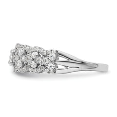 14K White Gold Lab Grown Diamond VS/SI+ G+ Band