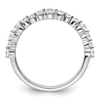 14k White Gold 1/2 carat Lab Grown Diamond VS/SI+ G+ Complete Fashion Band