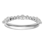 14k White Gold 1/2 carat Lab Grown Diamond VS/SI+ G+ Complete Fashion Band