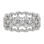 14k White Gold 1 carat Lab Grown Diamond VS/SI+ G+ Complete Fashion Ring