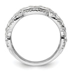 14k White Gold 7/8 carat Lab Grown Diamond VS/SI+ G+ Complete Fashion Ring