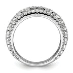 14k White Gold 2 carat Lab Grown Diamond VS/SI+ G+ Complete Fashion Ring