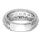 14k White Gold 2 carat Lab Grown Diamond VS/SI+ G+ Complete Fashion Ring