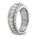 14k White Gold 2 carat Lab Grown Diamond VS/SI+ G+ Complete Fashion Ring