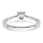 14k White Gold 1 carat Lab Grown Diamond VS/SI+ G+ Complete Engagement Ring