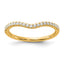 Lab-Grown Diamond Wedding Band in 14K Yellow Gold (1/6 ct. tw., VS+ F+), Size 7 - Sophia Jewelers