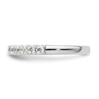 14k White Gold 1/2 carat Lab Grown Diamond VS/SI+ G+ Complete Wedding Band