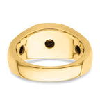 14k 3/4 carat Lab Grown Diamond VS/SI+ G+ Complete Men's Ring