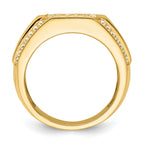 14k 1/3 carat Lab Grown Diamond VS/SI+ G+ Men's Ring