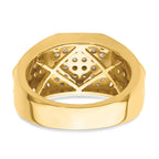 14k 1/3 carat Lab Grown Diamond VS/SI+ G+ Men's Ring