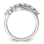 14k White Gold 1/2 carat Lab Grown Diamond VS/SI+ G+ Complete Fashion Ring