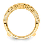 14k 1 1/8 carat Lab Grown Diamond VS/SI+ G+ Complete Ring Guard