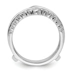 14k White Gold 3/4 carat Lab Grown Diamond VS/SI+ G+ Complete Ring Guard