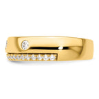 Men's Lab-Grown Diamond Band in 14K Yellow Gold, 4mm (1/2 ct. tw.), Size 10 - Sophia Jewelers