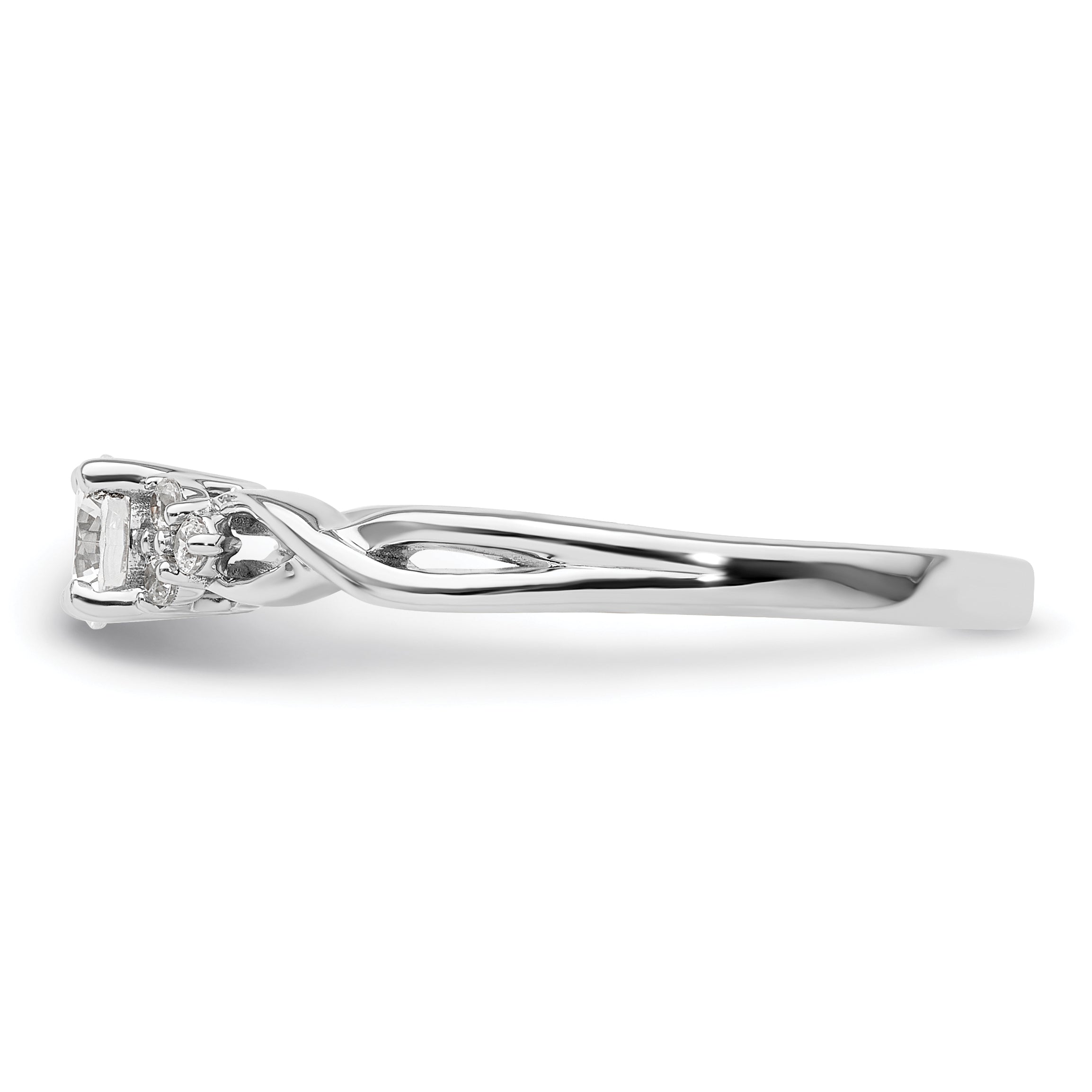 14k White Gold 1/3 carat Lab Grown Diamond VS/SI+ G+ Round Complete Halo Engagement Ring