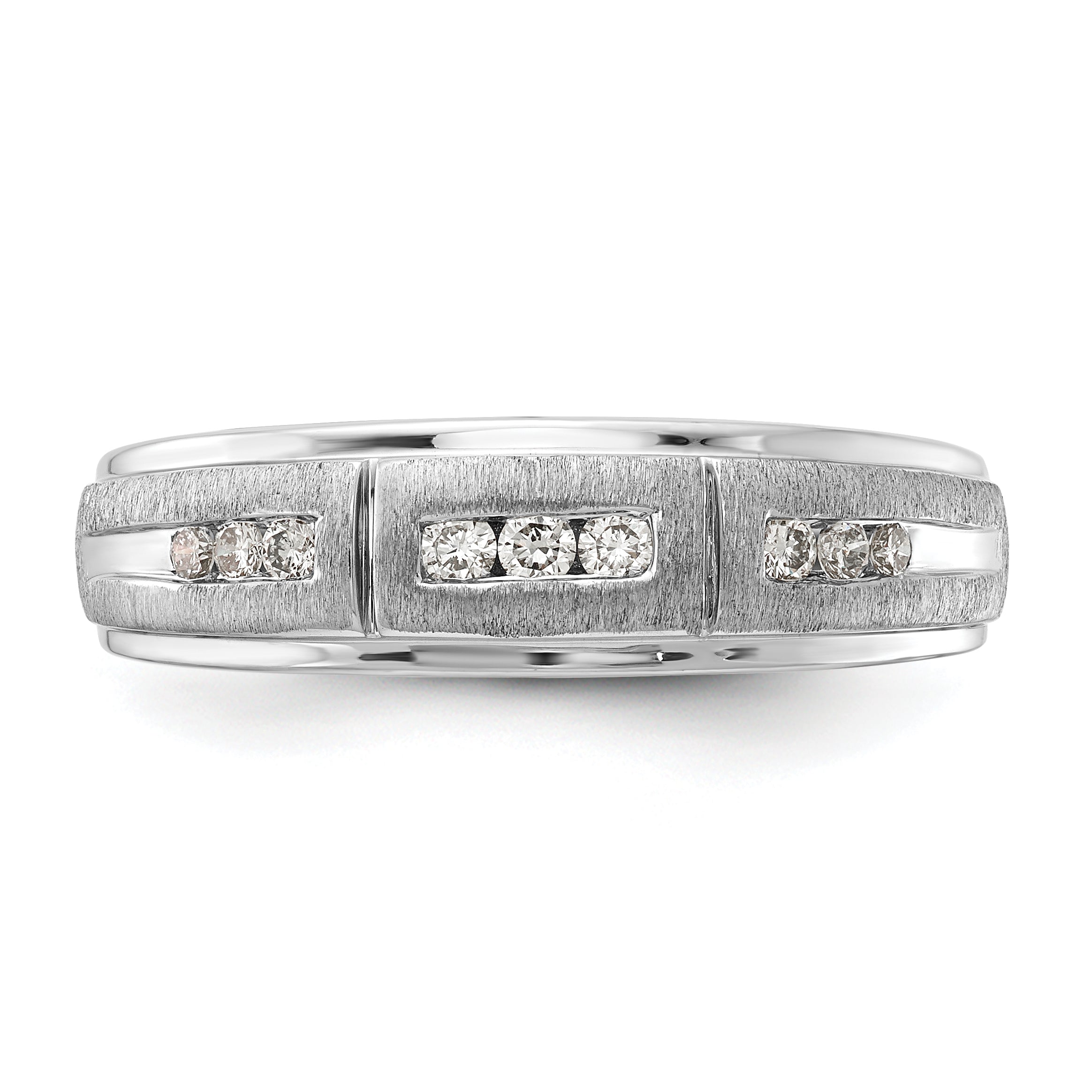 10k White Gold 1/5 carat Lab Grown Diamond VS/SI+ G+ Complete Men's Ring