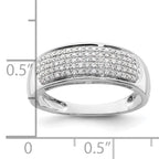 14k White Gold 1/4 carat Lab Grown Diamond VS/SI+ G+ Complete Ladies Band