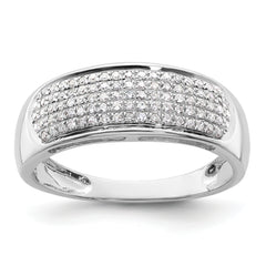 14k White Gold 1/4 carat Lab Grown Diamond VS/SI+ G+ Complete Ladies Band