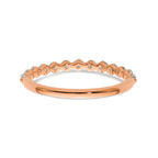 Lab-Grown Diamond Band in 14K Rose Gold, 1.64mm (1/2 ct. tw.), Size 7 - Sophia Jewelers