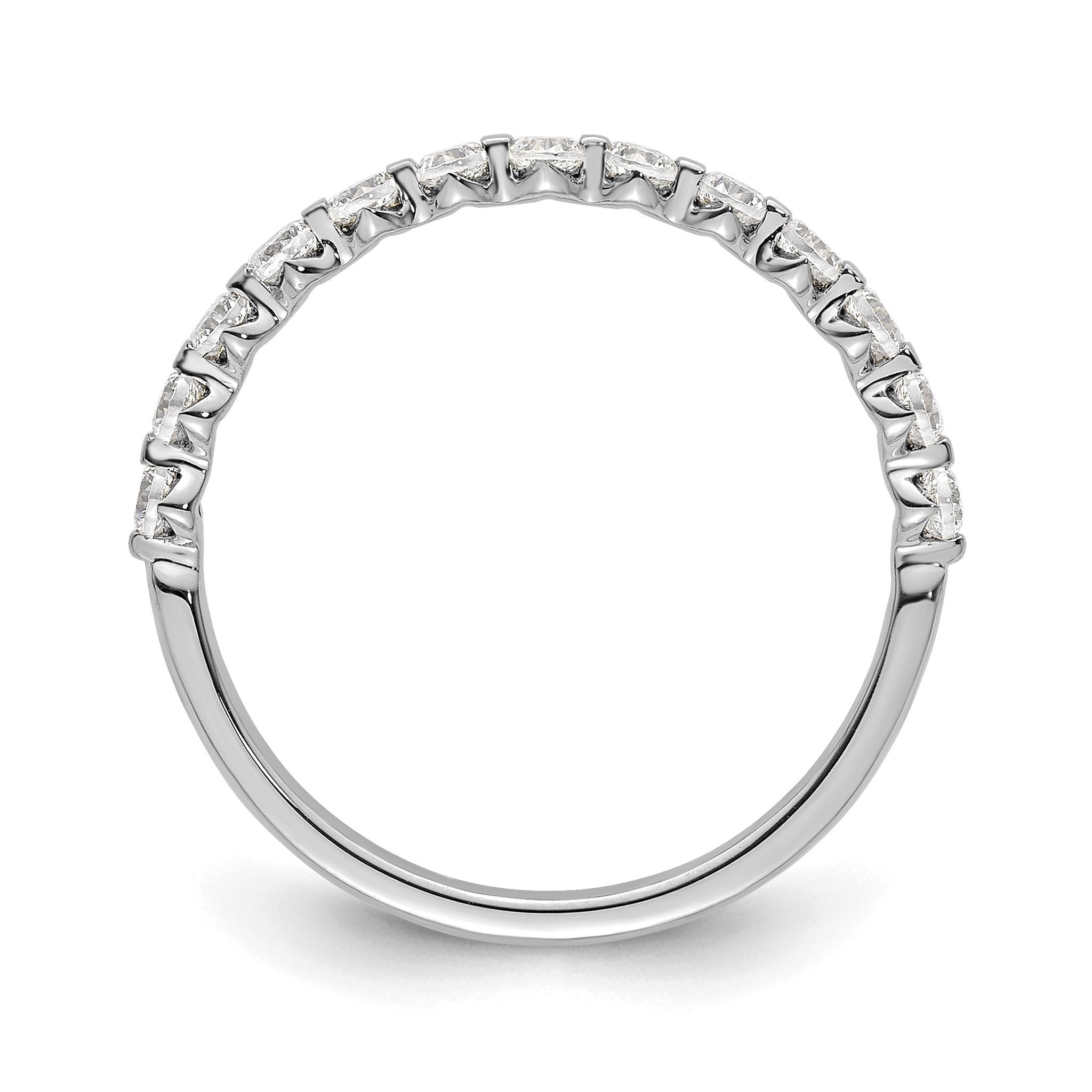 Lab-Grown Diamond Band in 14K White Gold, 1.64mm (1/2 ct. tw.), Size 7 Secondary image