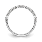Lab-Grown Diamond Band in 14K White Gold, 1.64mm (1/2 ct. tw.), Size 7 - Sophia Jewelers