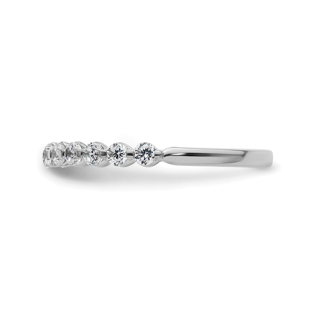 Lab-Grown Diamond Band in 14K White Gold, 1.64mm (1/2 ct. tw.), Size 7 - Sophia Jewelers