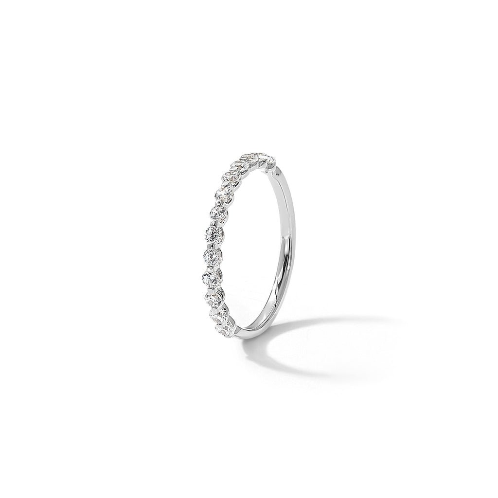 Lab-Grown Diamond Band in 14K White Gold, 1.64mm (1/2 ct. tw.), Size 7 - Sophia Jewelers