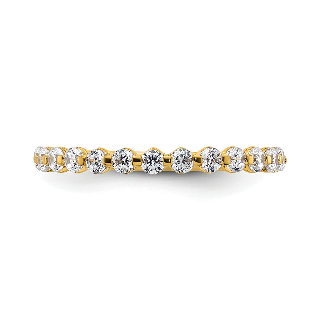 Lab-Grown Diamond Band in 14K Yellow Gold, 1.64mm (1/2 ct. tw.), Size 7 - Sophia Jewelers