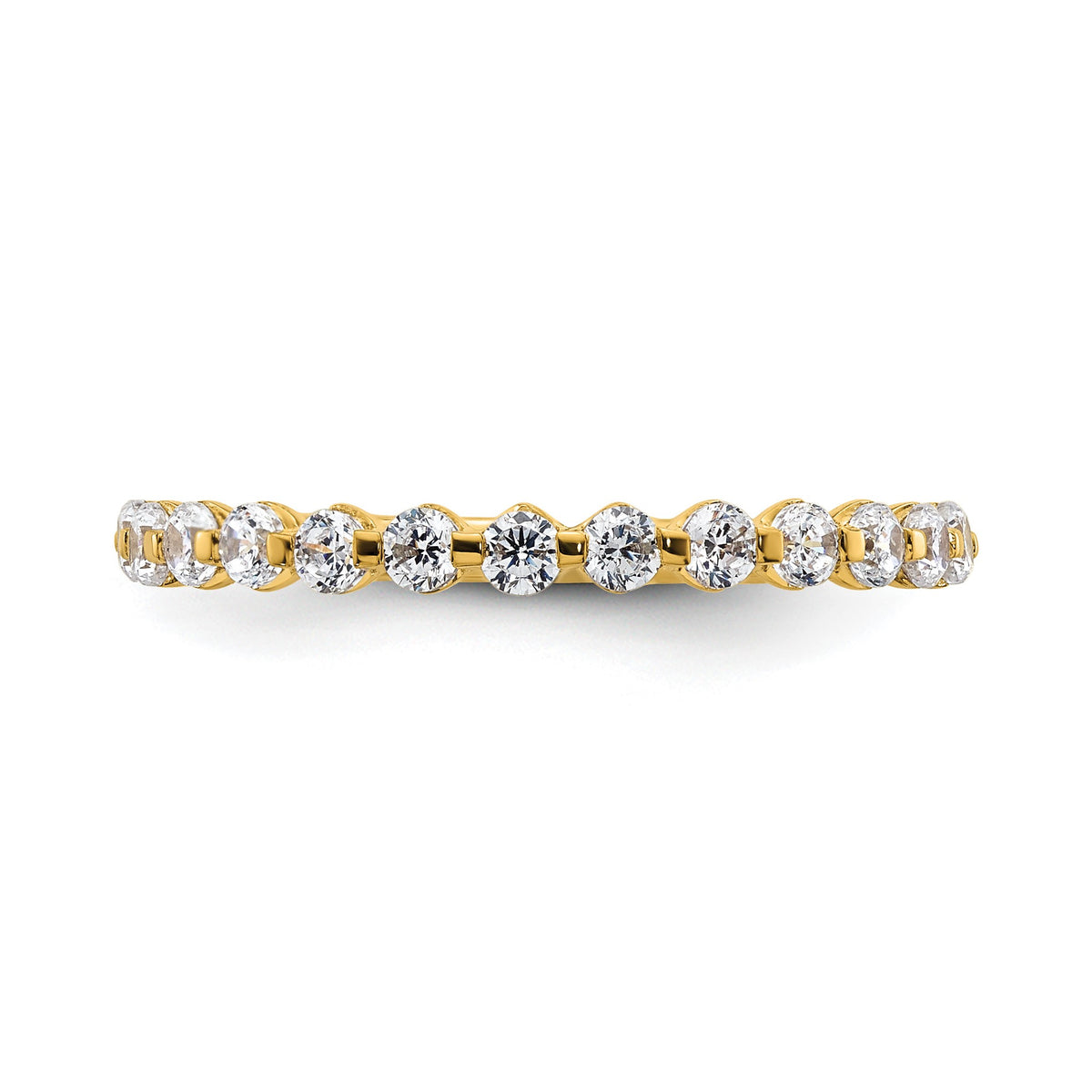 Lab-Grown Diamond Band in 14K Yellow Gold, 1.64mm (1/2 ct. tw.), Size 7 - Sophia Jewelers