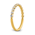 Lab-Grown Diamond Band in 14K Yellow Gold, 1.64mm (1/2 ct. tw.), Size 7 - Sophia Jewelers