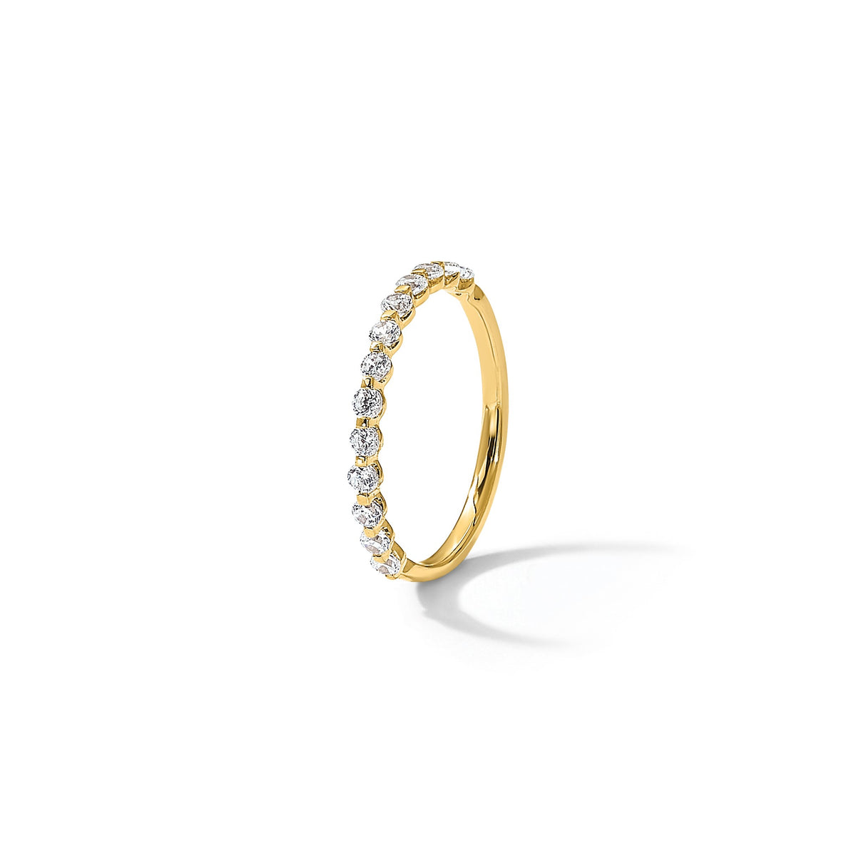 Lab-Grown Diamond Band in 14K Yellow Gold, 1.64mm (1/2 ct. tw.), Size 7 - Sophia Jewelers