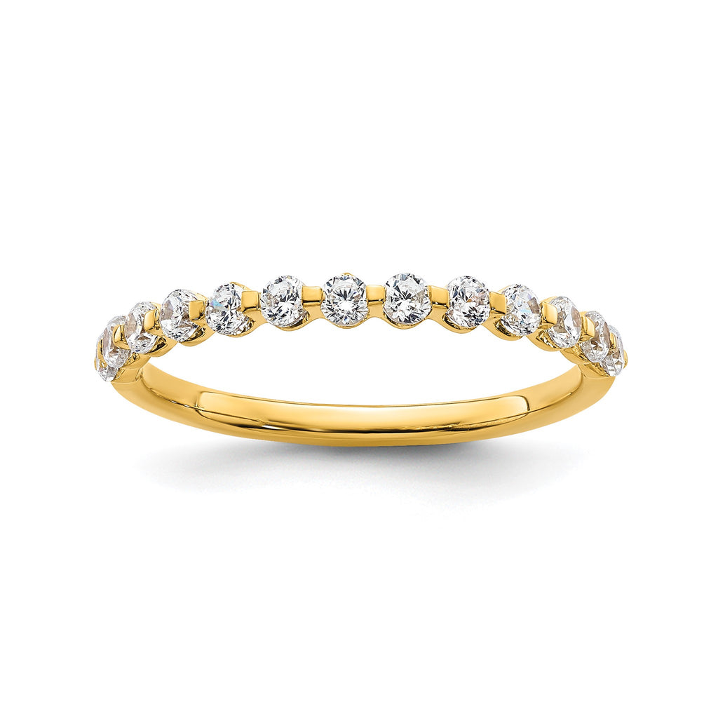 Lab-Grown Diamond Band in 14K Yellow Gold, 1.64mm (1/2 ct. tw.), Size 7 - Sophia Jewelers