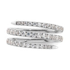 Lab-Grown Diamond Band in 14K White Gold, 5.4mm (3/4 ct. tw.), Size 7 - Sophia Jewelers