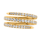 Lab-Grown Diamond Fashion Band in 14K Yellow Gold, 5.4mm (3/4 ct. tw.), Size 7 - Sophia Jewelers