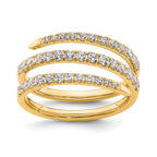 Lab-Grown Diamond Fashion Band in 14K Yellow Gold, 5.4mm (3/4 ct. tw.), Size 7 - Sophia Jewelers