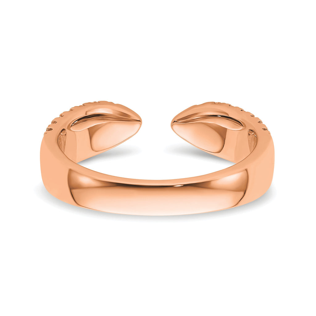 Lab-Grown Diamond Band in 14K Rose Gold, 3.4mm (3/4 ct. tw.), Size 7 - Sophia Jewelers