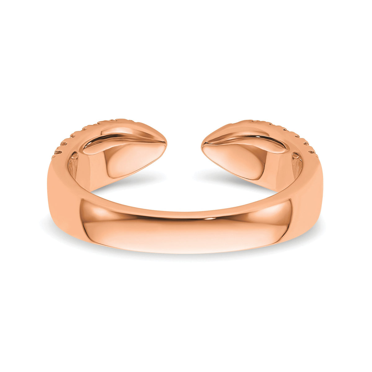 Lab-Grown Diamond Band in 14K Rose Gold, 3.4mm (3/4 ct. tw.), Size 7 - Sophia Jewelers