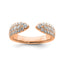 Lab-Grown Diamond Band in 14K Rose Gold, 3.4mm (3/4 ct. tw.), Size 7 - Sophia Jewelers