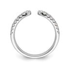 Lab-Grown Diamond Band in 14K White Gold, 3.4mm (3/4 ct. tw.), Size 7 - Sophia Jewelers